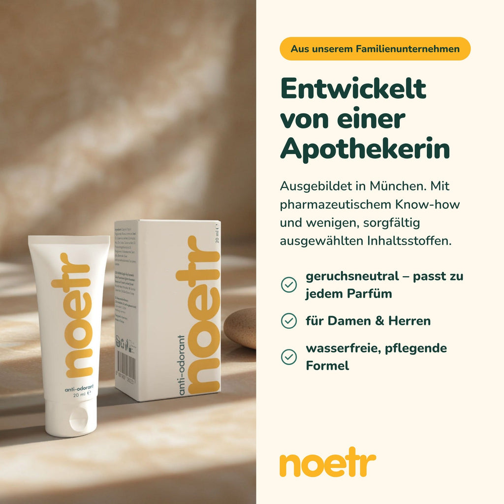 noetr – entwickelt von einer Apothekerin im Familienunternehmen